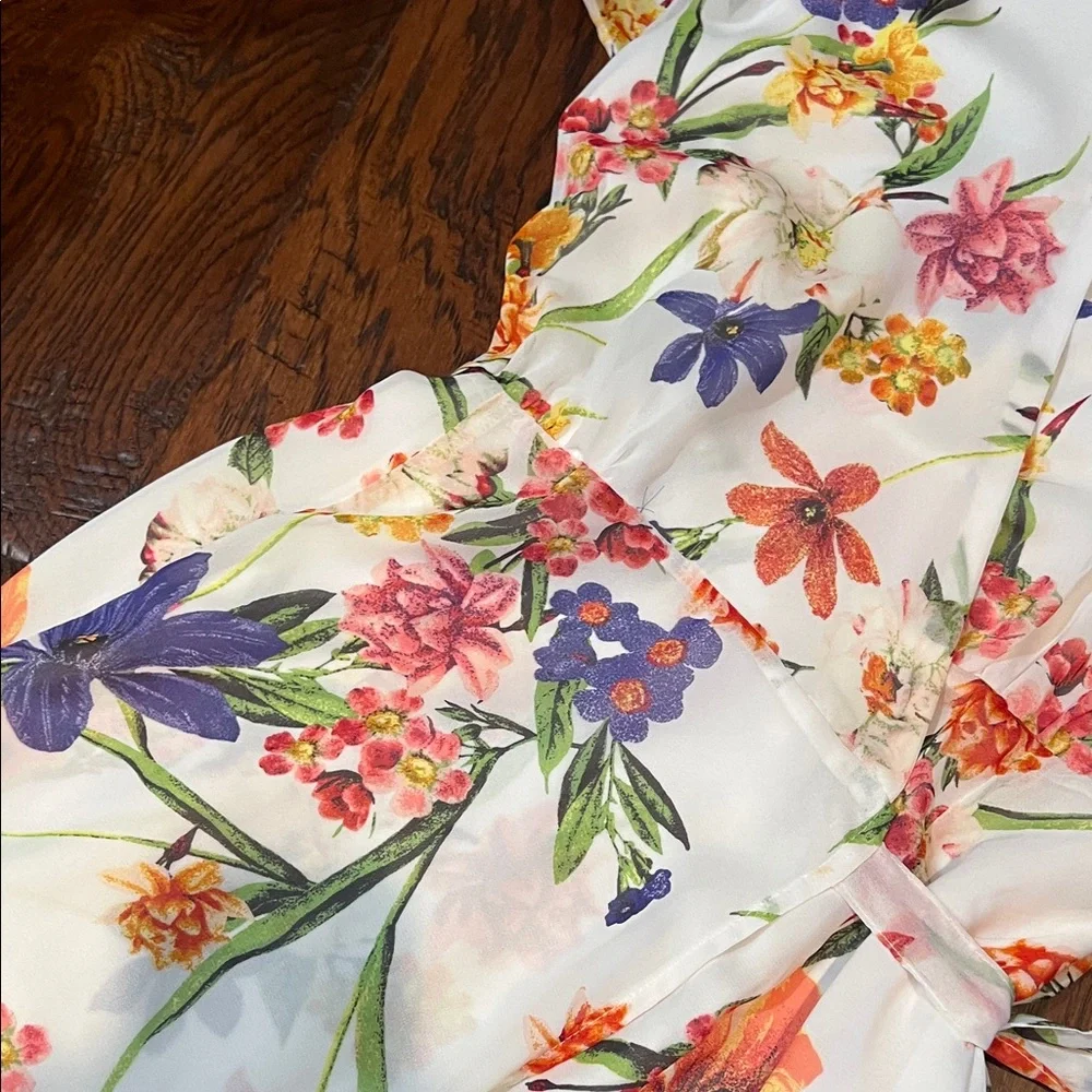 Eva Mendes Floral Wrap Dress | Small - Picture 6 of 6